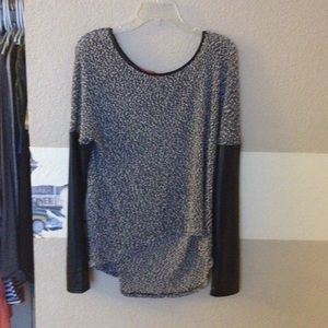 Knit scoop neck sweater