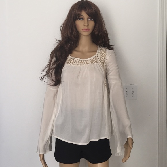 Boho long sleeve top