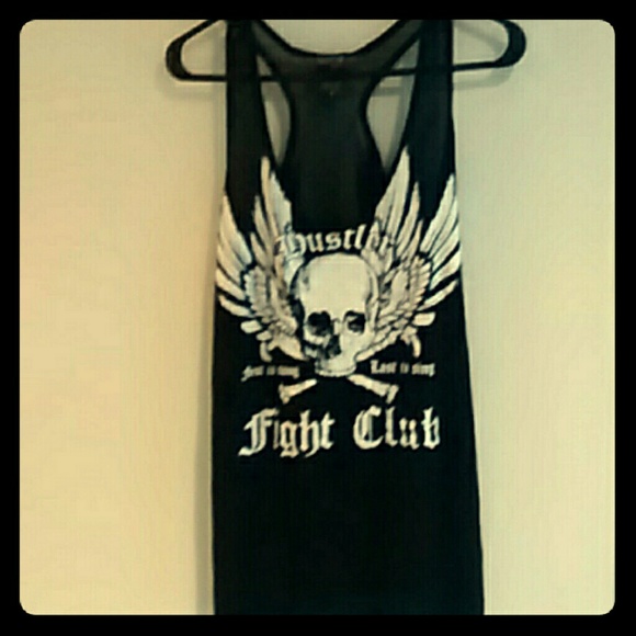 Hustler fight club tank top.