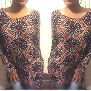 NEW! Nordstrom Bobeau Flower Design Blouse