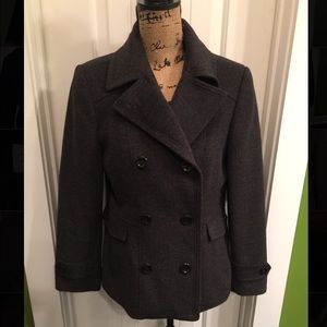 Charcoal Pea Coat