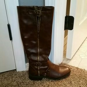 Guess Dark Brown Riding Boots
