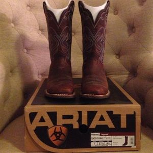 Ariat Legend Brown Oiled Rowdy cowboy boots