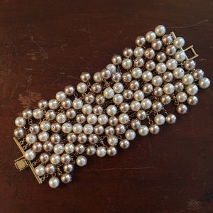 Stella & Dot Grace Pearl Bauble Bracelet