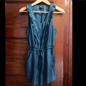 RePoshing romper teal shimmer