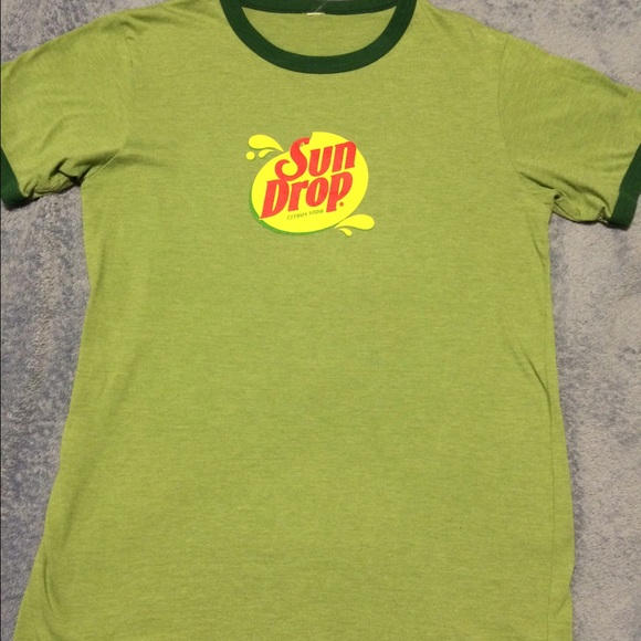 Sun drop men's shirt.