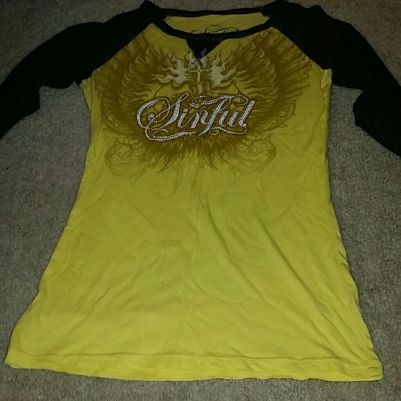 Sinful 3/4 sleeve shirt