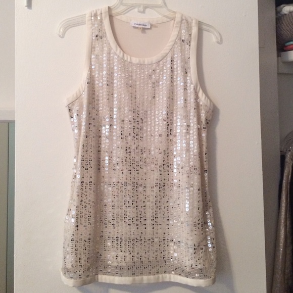 Calvin Klein Sequin Top