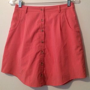 Coral Shirt Skirt