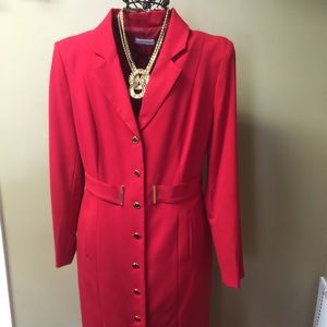 Red Calvin Klein Dress size 14