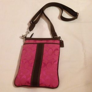 Coach cross body purse