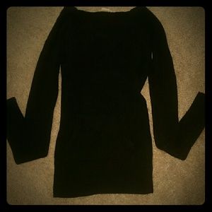 Black hoodie style sweater
