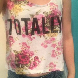 Totally shirt ( rose print )