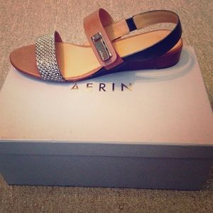 Aerin Salzer walnut/black  sandal