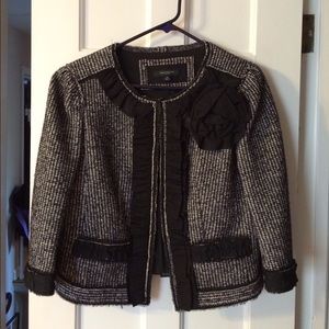 Ann Taylor Tweed Blazer - 3/4 Length