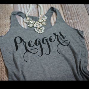 Maternity never wore tank top preggers