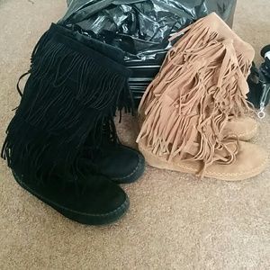 2 Fringe Boots