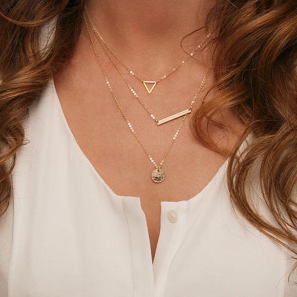 3 layer necklace,
