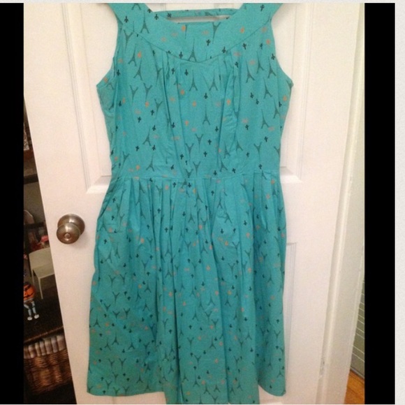 NWOT Modcloth If Eiffel in Love Dress - Picture 4 of 4