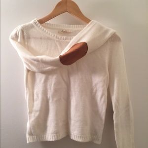 Patch elbow sweater