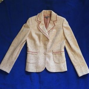 Wool/silk light pink jacket