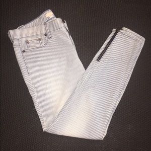 J. Crew pinstriped jeans