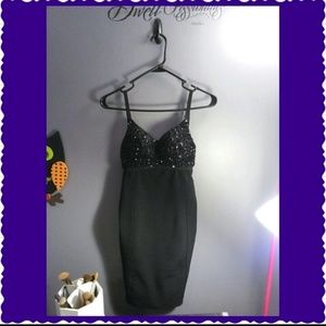 Flash Sale! Black Sequin Bodycon Dress