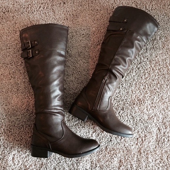 Apt. 9 Shoes - cognac riding boots. nwot