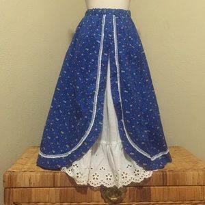 HP⚡️Vintage peasant skirt with flower print⚡️HP