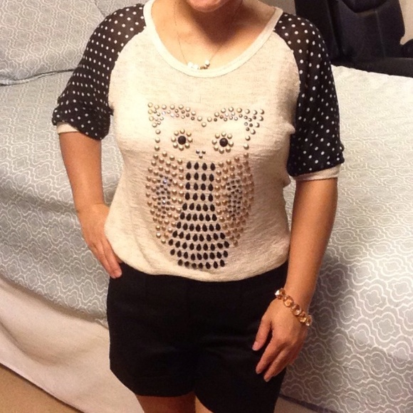 Sparkly Owl Top