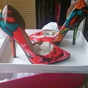 justfab strappy heels