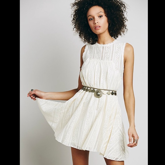 Free People Dresses & Skirts - Free People ivory swing dress