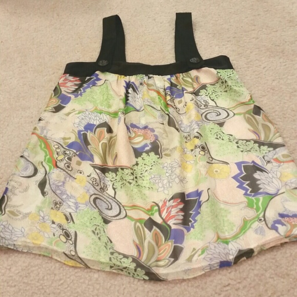 100% silk Nordstrom brand Gibson chiffon camisole