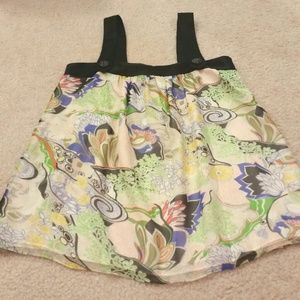 100% silk Nordstrom brand Gibson chiffon camisole