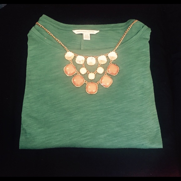 American Eagle Outfitters Tops - 💋BUY ONE GET ONE FREE SALE💋Green 3/4 sleeve top