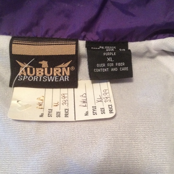 Purple Coach's Jacket with embroidered red hat - Picture 3 of 3