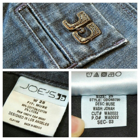 Joe's Jeans Muse Dark Wash Boot Cut Bootcut 25 - Picture 4 of 4