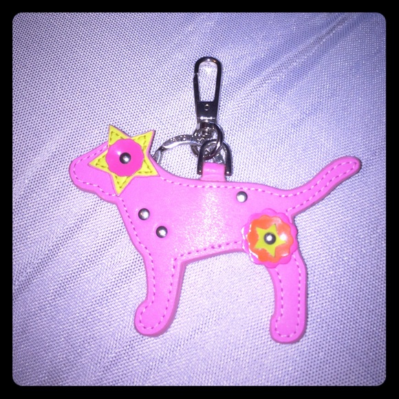 Victoria's Secret pink keychain