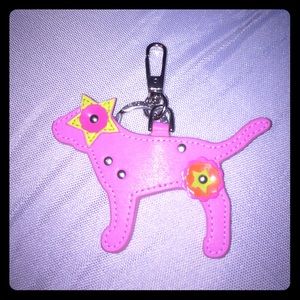 Victoria's Secret pink keychain