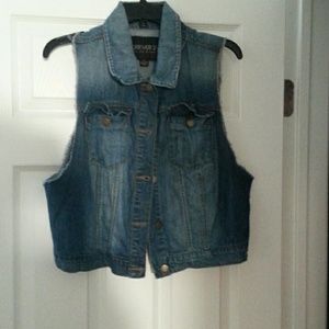 NWOT denim vest