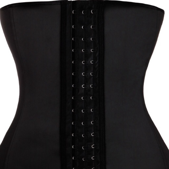 Black latex trainer