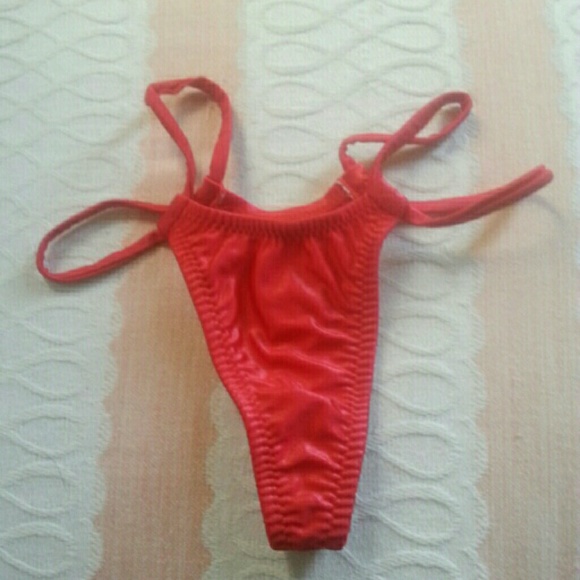 NEWBikini Bottoms Fire Engine RED
