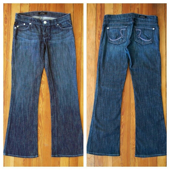 Rock & Republic Dark Wash Boot Cut Bootcut Jeans - Picture 2 of 4