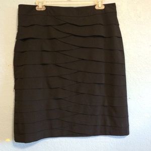 Black pencil skirt