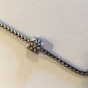 Pandora Poinsettia Charm RETIRED