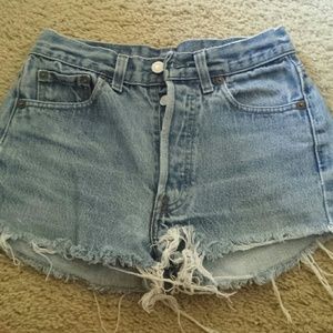 Vintage Levi's High Waisted Shorts