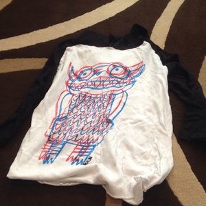Zumiez hooded baseball tee