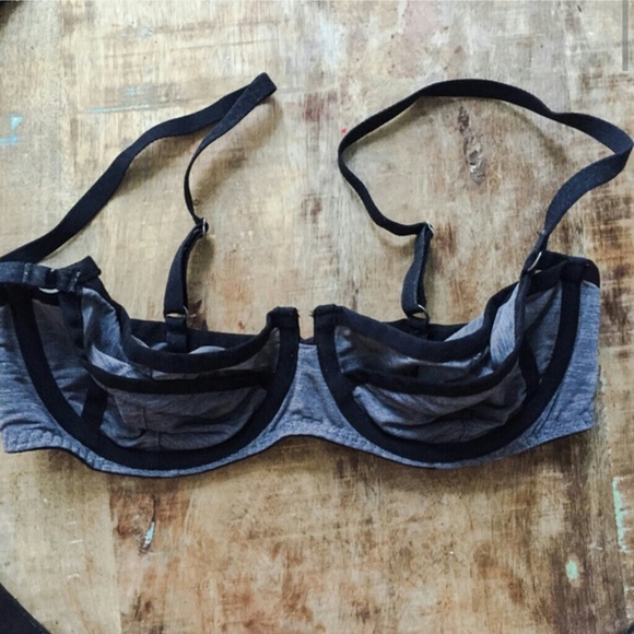 Grey bra