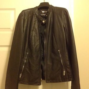 Express faux leather jacket