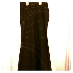 Bisou Bisou Michele Bohbot Jean Skirt